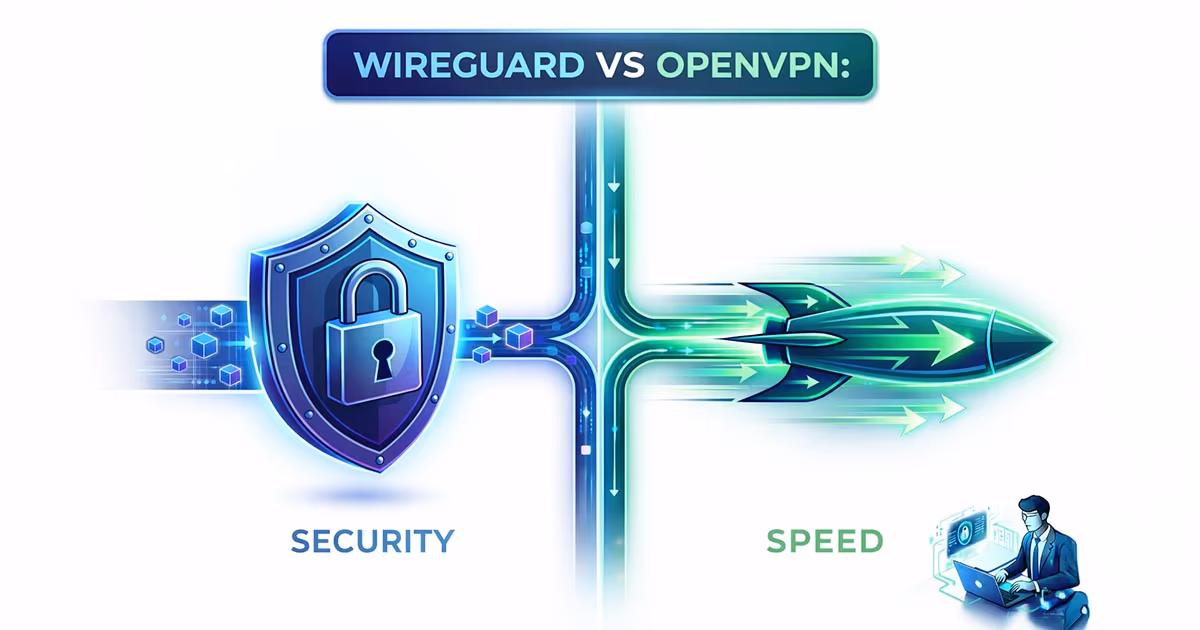 WireGuard vs OpenVPN 2026: Speed vs Security
