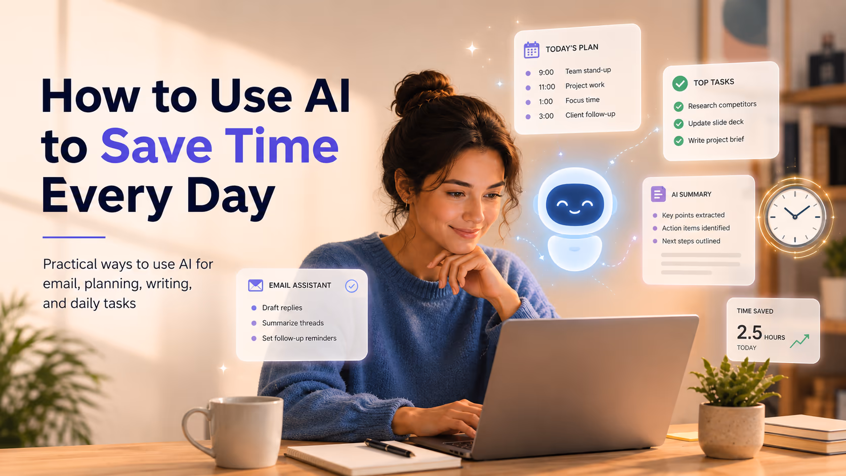 How to Use AI to Save Time Every Day