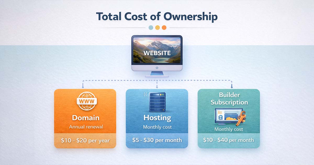 Understanding the costs of the best website builders 2026.
